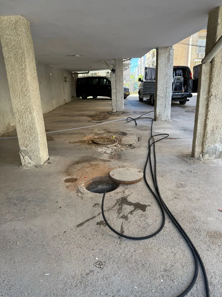 שירות ביובית וצילום קו ביוב בשטח - א.ל אינסטלציה 12