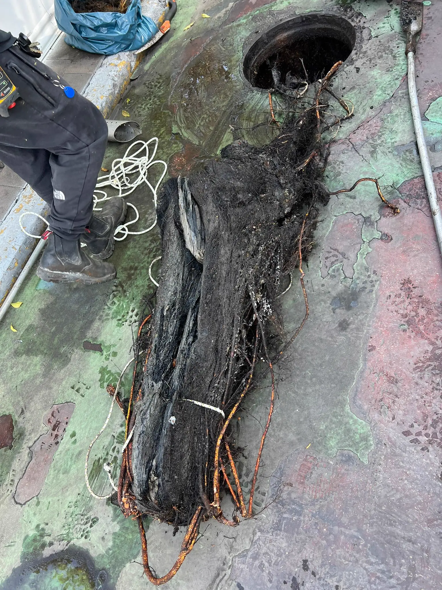 כרסום שורשים בתוך הצנרת בטכנולוגיה מתקדמת